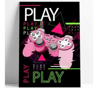 Poster Stampa Artistica A3 GAMER Home Design Parete Camera Letto Stanza Console