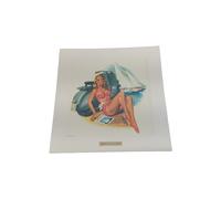 POSTER STAMPA PIN-UP ANNI 50 VESPA VINTAGE