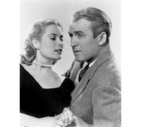Poster Stampato Di JAMES STEWART E GRACE KELLY 24x20"
