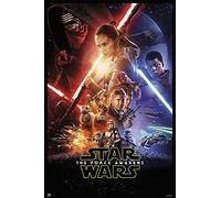 Poster Star Wars: Episodio VII - Il risveglio della forza "Poster principale" (68 x 101 cm) + un poster a sorpresa in regalo.
