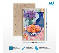 Poster Still Life Art Set di 3 stampe arte da parete frutta e floreale...