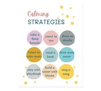 Poster Strategie Calmanti Wall Art per relax e consapevolezza
