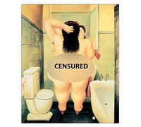 POSTER su carta fotografica premium 270 gr - Botero - Il bagno - Fine Art Print Locandina HD 100% QUALITà ITALIA Idea Regalo Casa quadro home (A3)