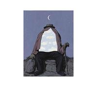 POSTER su carta fotografica premium 270 gr - Magritte- Il terapeuta - Fine Art Print Locandina HD 100% QUALITà ITALIA Idea Regalo Casa quadro home (A2)