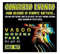 POSTER su carta fotografica premium 270 gr - Vasco Rossi - Modena Park - Art Print Locandina HD 100% QUALITà ITALIA Idea Regalo Casa quadro home (A3)