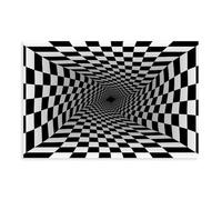 Poster su tela 3D con illusione ottica e vortice 3D, decorazione per camera da letto, ufficio, camera da letto, regalo, senza cornice: 30 x 45 cm