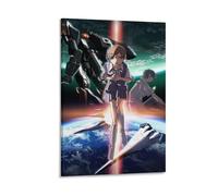 Poster su tela a tema anime, con voci di una stella lontana (9), da appendere, per foto, decorazione per la casa, poster artistici, 50 x 75 cm