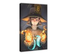 Poster su tela a tema anime Fire Force 3, decorazione per camera da letto, sport, ufficio, stanza, regalo, dimensione: 40 x 60 cm