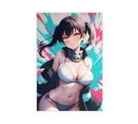 Poster su tela a tema anime Fire Force Tamaki Kotatsu, decorazione per camera da letto, ufficio, camera da letto, regalo, 20 x 30 cm