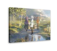 Poster su tela a tema anime Frieren: Beyond Journey's End 16, decorazione per camera da letto, ufficio, camera da letto, regalo, 50 x 75 cm