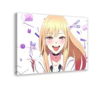 Poster su tela a tema anime My Dress-Up Darling 11, decorazione per camera da letto, ufficio, camera da letto, regalo, cornice 60 x 90 cm