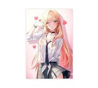 Poster su tela a tema anime My Dress-Up Darling 23, decorazione artistica da parete per soggiorno e camera da letto, senza cornice: 60 x 90 cm