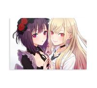 Poster su tela a tema anime My Dress-Up Darling 24, decorazione per camera da letto, sport, ufficio, camera, regalo, senza cornice: 40 x 60 cm