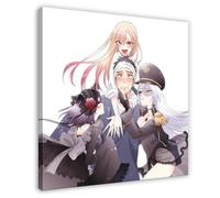 Poster su tela a tema anime My Dress-Up Darling, decorazione artistica da parete per soggiorno e camera da letto, con cornice, 30 x 30 cm