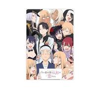 Poster su tela a tema anime My Dress-Up Darling Season 2, decorazione per camera da letto, ufficio, camera da letto, regalo, senza cornice: 60 x 90 cm