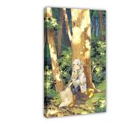 Poster su tela anime 27 di Frieren: Beyond Journey's End, decorazione per camera da letto, ufficio, camera da letto, regalo, 50 x 75 cm