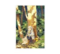 Poster su tela anime 27 di Frieren: Beyond Journey's End, decorazione per camera da letto, ufficio, camera da letto, regalo, 50 x 75 cm