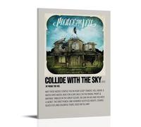 Poster su tela "Collide with the sky" di Pierce The Veil, decorazione classica, impermeabile, impermeabile, universale, decorazione artistica da parete, idea regalo per amici e insegnanti, 40 x 60 cm