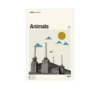 Poster su tela con album dei Pink Floyd, decorazione per camera da letto, sport, ufficio, camera da letto, regalo, senza cornice, 40 x 60 cm