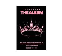 Poster su tela con album K-Pop Blackpink "The Album", decorazione artistica da parete per soggiorno e camera da letto, senza cornice: 50 x 75 cm