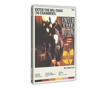 Poster su tela con album musicale Enter The Wu-Tang, decorazione per camera da letto, sport, ufficio, stanza, regalo, stile cornice, 20 x 30 cm