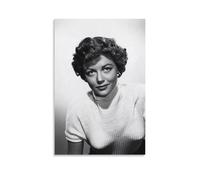 Poster su tela con attore americano Dorothy Malone, 2 stampe artistiche da parete per poster, foto, pittura, decorazione per la stanza, 50 x 75 cm