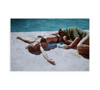 Poster su tela con attore Romy Schneider 35, decorazione artistica da parete per soggiorno, camera da letto, senza cornice, 20 x 30 cm