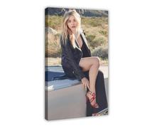Poster su tela con attrice Chloe Grace Moretz, decorazione per camera da letto, ufficio, camera da letto, regalo, 30 x 45 cm