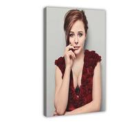 Poster su tela con attrice Chloe Grace Moretz, decorazione per camera da letto, ufficio, camera da letto, regalo, 40 x 60 cm