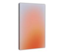 Poster su tela con aureola sfocata con tramonto lilla, decorazione per camera da letto, ufficio, camera da letto, regalo, 50 x 75 cm