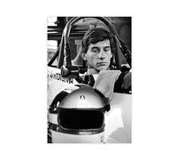 Poster su tela con Ayrton Senna, con autista di auto da corsa, decorazione per camera da letto, sport, ufficio, stanza, regalo, senza cornice, 30 x 45 cm