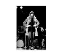 Poster su tela con cantante e attrice francese Francoise Hardy, decorazione per camera da letto, ufficio, stanza, regalo, senza cornice, 50 x 75 cm