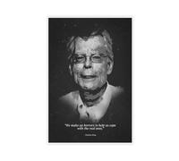 Poster su tela con citazione motivazionale di Stephen King 7, decorazione artistica da parete per soggiorno e camera da letto, 20 x 30 cm