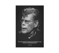 Poster su tela con citazioni di Stephen King (3), decorazione per camera da letto, ufficio, stanza, regalo, 60 x 90 cm