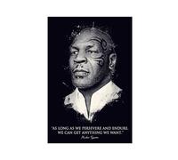 Poster su tela con citazioni motivazionali di Mike Tyson, decorazione per camera da letto, per ufficio, camera da letto, regalo, senza cornice, 20 x 30 cm