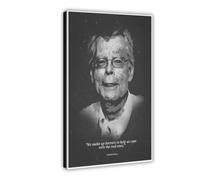 Poster su tela con citazioni motivazionali di Stephen King, decorazione artistica da parete per soggiorno, camera da letto, 30 x 45 cm