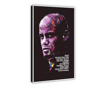 Poster su tela con citazioni motivazionali di Vincent Kompany, decorazione per camera da letto, ufficio, camera da letto, regalo, 20 x 30 cm