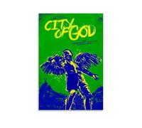 Poster su tela con citta di Dio classico e meraviglioso film e serie TV, decorazione artistica da parete, per camera da letto, 50 x 75 cm, senza cornice