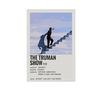 Poster su tela con copertina del film The Truman Show, decorazione per camera da letto, ufficio, camera da letto, regalo, 50 x 75 cm