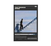 Poster su tela con copertina del film The Truman Show, decorazione per camera da letto, ufficio, camera da letto, regalo, 20 x 30 cm
