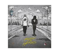 Poster su tela con copertina di album musicali, motivo: Lil Durk e Lil Baby con la voce degli eroi, decorazione artistica da parete per soggiorno e camera da letto, senza cornice, 30 x 30 cm
