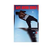 Poster su tela con copertina di album Travis Scott "Days Before Rodeo", decorazione artistica da parete per soggiorno e camera da letto, 40 x 60 cm