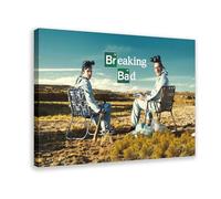 Poster su tela con cornice di Breaking Bad della seconda stagione, 40 x 60 cm