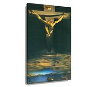 Poster su tela con Cristo di San Giovanni della Croce di Salvador Dali, per decorazione da parete, 40 x 60 cm, senza cornice,