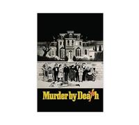 Poster su tela con film "Murder by Death anni '90", decorazione per camera da letto, sport, ufficio, stanza, regalo, senza cornice, 30 x 45 cm