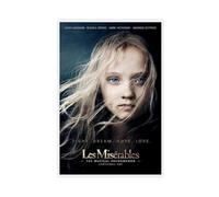 Poster su tela con iconico film Les Miserables, decorazione artistica da parete per soggiorno e camera da letto, 20 x 30 cm