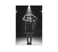 Poster su tela con il leggendario giocatore di basket Kobe Bryant (56), poster artistico da parete per soggiorno e soggiorno, 20 x 30 cm