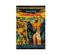 Poster su tela con il pianeta delle scimmie - La Planete des Singes, decorazione artistica da parete per soggiorno, camera da letto, senza cornice, 50 x 75 cm