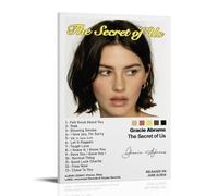 Poster su tela con immagine di Gracie Abrams del film The Secret Of Us, stampa artistica da appendere per la casa, per bar, decorazione artistica da parete per interni, con cornice, stile 40 x 60 cm