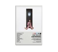 Poster su tela con immagine di Mac Miller, decorazione artistica da parete con musica e film, per soggiorno e camera da letto, 50 x 75 cm, senza cornice